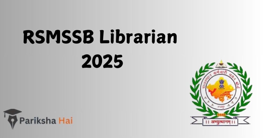 RSMSSB Librarian exam